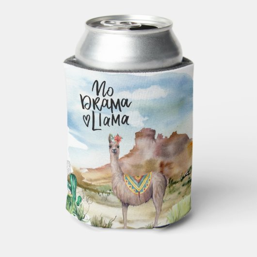 Niedlich Llama Dosenkühler (Kanne Rückseite)