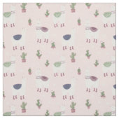 Niedlich Llama Fabric Stoff (Muster)