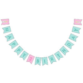 Niedlich Llama Geburtstagsparty Banner