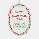 Niedlich Llama Joy Kinder Weihnachtsschmuck (Hinten)