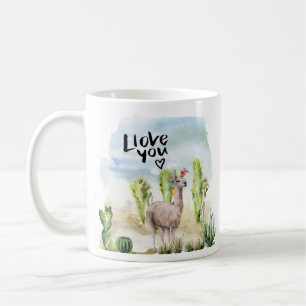 Niedlich Llama Kaffeetasse
