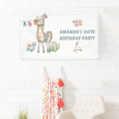 Niedlich Llama Kindergeburtstag Party Banner (Insitu)