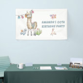Niedlich Llama Kindergeburtstag Party Banner (Messeveranstaltung)