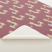 Niedlich Llama Liebe Herz Sherpadecke (3/4)