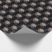 Niedlich Llama Lover Bleibe positives Wrapping Pap Geschenkpapier (Ecke)