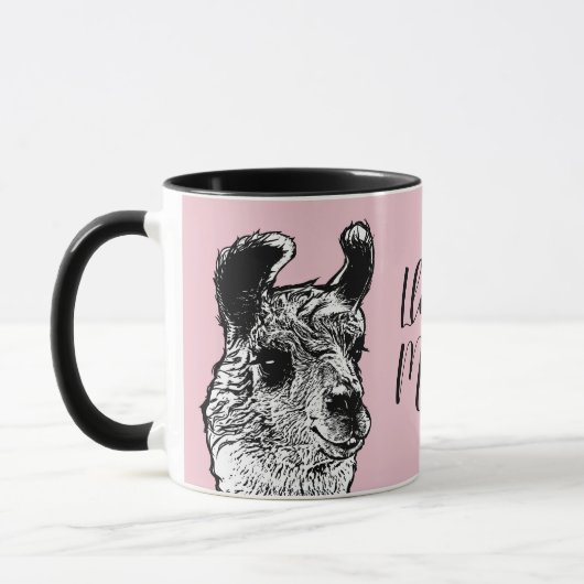 Niedlich Llama Mama Tasse (Links)