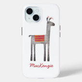 Niedlich Llama Personalisiert Case-Mate iPhone Hülle (Rückseite)