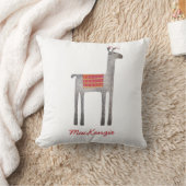 Niedlich Llama Personalisiert Kissen (Decke)