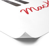 Niedlich Llama Personalisiert Poster (Ecke)
