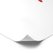 Niedlich Llama Personalisiert Poster (Ecke)