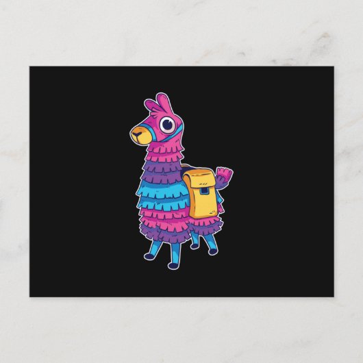 Niedlich Llama Pinata Postkarte (Vorderseite)