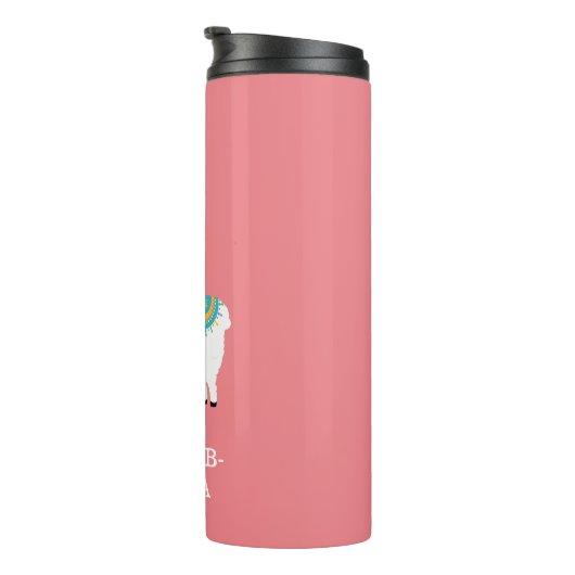 Niedlich Llama Thermosbecher (Nach rechts gedreht)