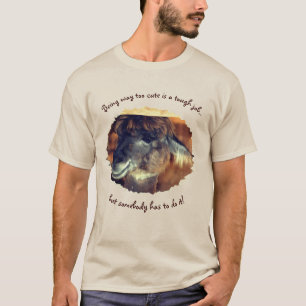 Niedlich Llama zu Niedlich Humor T-Shirt