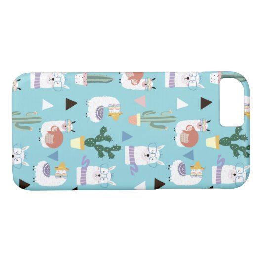 Niedlich Llamas Case-Mate iPhone Hülle (Rückseite (Horizontal))