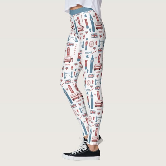 Niedlich London England Big Ben English Flag Yoga Leggings (Links)