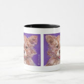 Niedlich Long Hair Chihuahua Tasse (Zentrum)