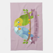 Niedlich Love Birds Küchentuch (Vertikal)