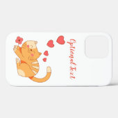 Niedlich Love Orange Tabby Kitten Case-Mate iPhone Hülle (Rückseite (Horizontal))