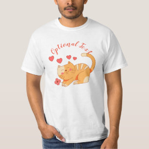 Niedlich Love Orange Tabby Kitten T-Shirt