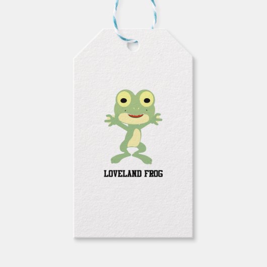 Niedlich Loveland Frog Geschenkanhänger (Vorderseite)
