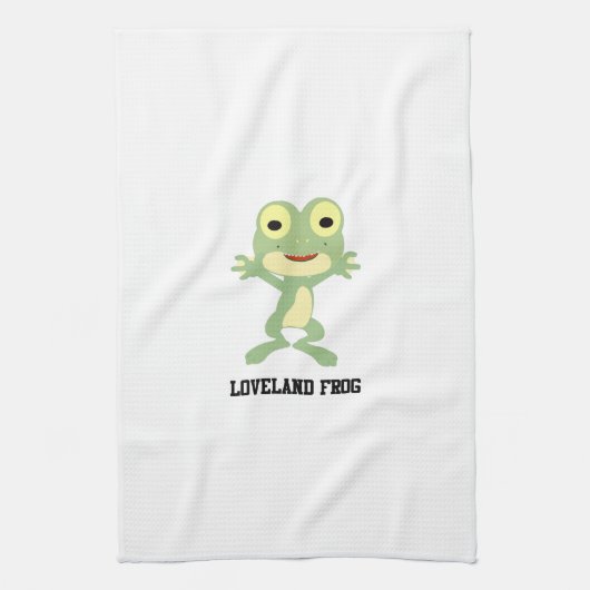 Niedlich Loveland Frog Geschirrtuch (Vertikal)