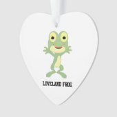 Niedlich Loveland Frog Ornament (Vorderseite)
