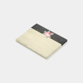 Niedlich Lovely Stilvoll Elegante Rose Post-it Klebezettel (angewinkelt)