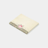 Niedlich Lovely Stilvoll Elegante Rose Post-it Klebezettel (angewinkelt)