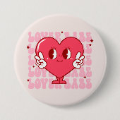 Niedlich Lover Babe Heart Button (Vorderseite)