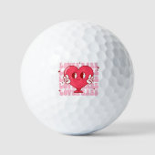 Niedlich Lover Babe Heart Golfball (Vorderseite)