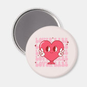 Niedlich Lover Babe Heart Magnet (Vorderseite/Rückseite)