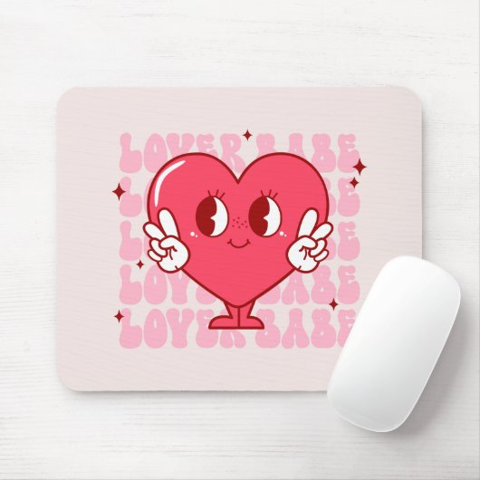 Niedlich Lover Babe Heart Mousepad (Mit Mouse)