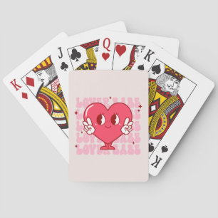 Niedlich Lover Babe Heart Spielkarten