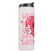 Niedlich Lover Babe Heart Thermosbecher (Nach links gedreht)