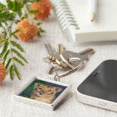 niedlich-Löwenkub Schlüsselanhänger (Seite)