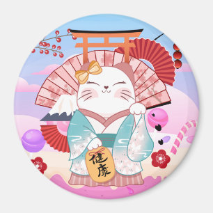 Niedlich Lucky Cat Magnet