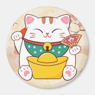 Niedlich Lucky Cat Magnet