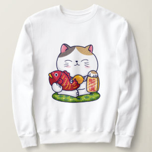Niedlich Lucky Cat Sweatshirt