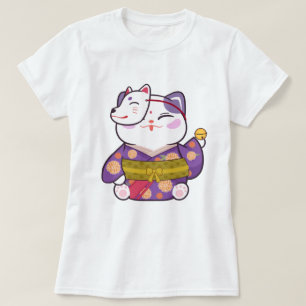 Niedlich Lucky Cat T-Shirt