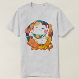 Niedlich Lucky Cat T-Shirt