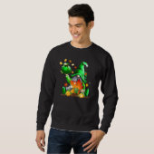 Niedlich Lucky Gnome Happy St Patricks Day Family Sweatshirt (Vorne ganz)