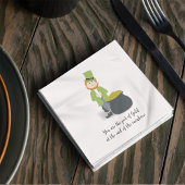 Niedlich Lucky Leprechaun Personalisiert Serviette