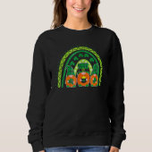 Niedlich Lucky Rainbow Happy St Patrick Day Funny  Sweatshirt (Vorderseite)