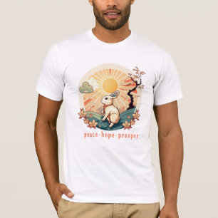 Niedlich, Lunar Neujahr, Jahr des Hasen T-Shirt