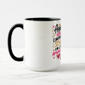 Niedlich/Lustig/Freche Alter Bringt Selbstvertraue Tasse (Links)