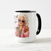 Niedlich/Lustig/Freche Alter Bringt Selbstvertraue Tasse (VorderseiteRechts)