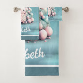 Niedlich, lustig, sonnig, kawaii-Stil Badhandtuch Set (Insitu)