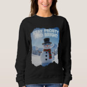 Niedlich Lustiger Frostiger und Heller Sweatshirt (Vorderseite)