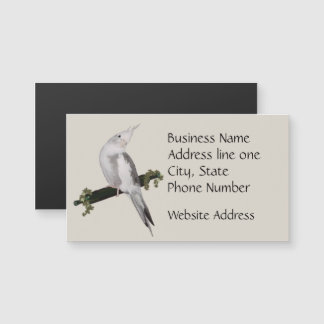 Niedlich Lutino Cockatiel Bird Ivy Perch Animal Ma Magnetkarte