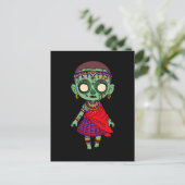 Niedlich Maasai Zombie Postkarte (Stehend Vorderseite)